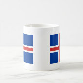 Flagge Islands Kaffeetasse (Mittel)