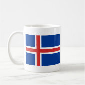 Flagge Islands Kaffeetasse (Links)
