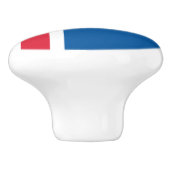 Flagge Islands Keramikknauf (Seitenansicht)