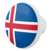 Flagge Islands Keramikknauf (Rechts)