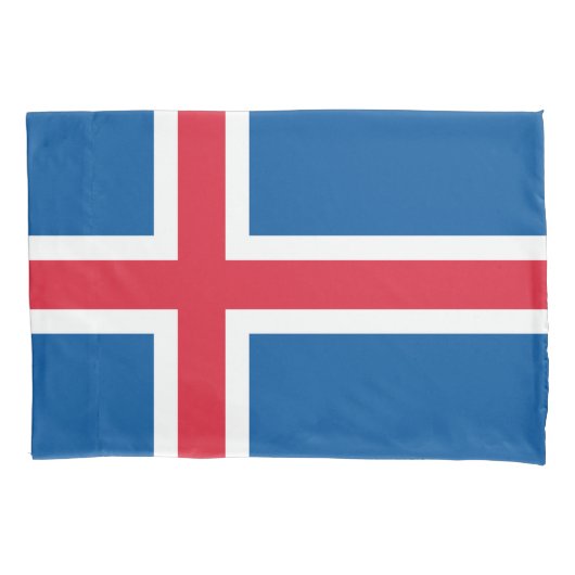 Flagge Islands Kissenbezug (Vorderseite)