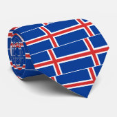Flagge Islands Krawatte (Gerollt)