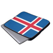 Flagge Islands Laptopschutzhülle (Vorne Knopf)