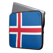 Flagge Islands Laptopschutzhülle (Vorderseite Links)