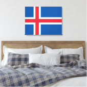 Flagge Islands Leinwanddruck (Insitu (Schlafzimmer))