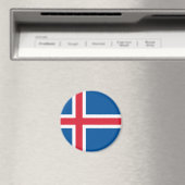 Flagge Islands Magnet (In Situ (Geschirrspüler))