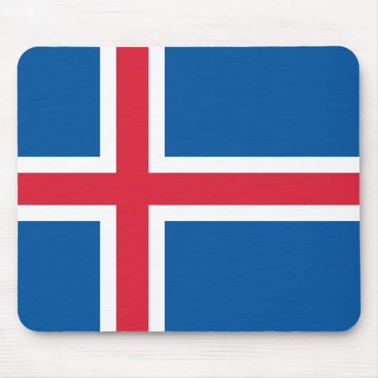 Flagge Islands Mousepad (Vorne)