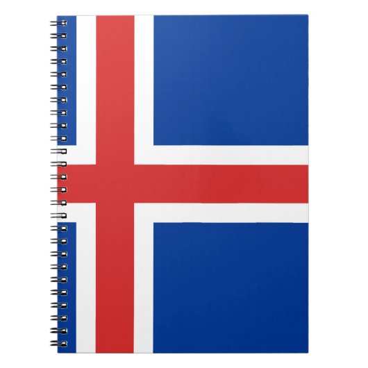 Flagge Islands Notizblock (Vorderseite)