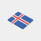 Flagge Islands Post-it® Notes Post-it Klebezettel (angewinkelt)