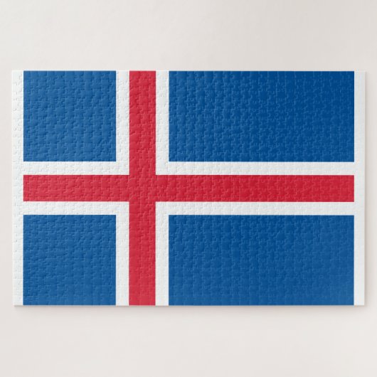 Flagge Islands Puzzle (Horizontal)