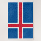 Flagge Islands Puzzle (Vertikal)
