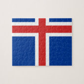 Flagge Islands Puzzle (Horizontal)