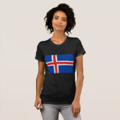 Flagge Islands T-Shirt (Vorne ganz)