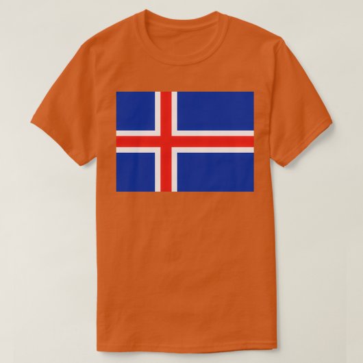 Flagge Islands T-Shirt (Design vorne)