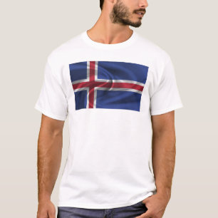 Flagge Islands T-Shirt