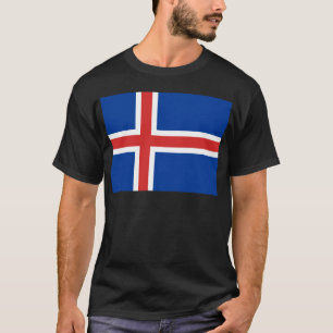 Flagge Islands T-Shirt