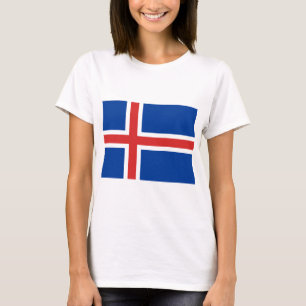 Flagge Islands T-Shirt