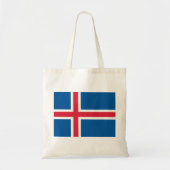 Flagge Islands Tragetasche (Vorne)