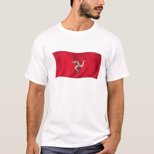 Flagge Isle of Mans T-Shirt (Vorderseite)