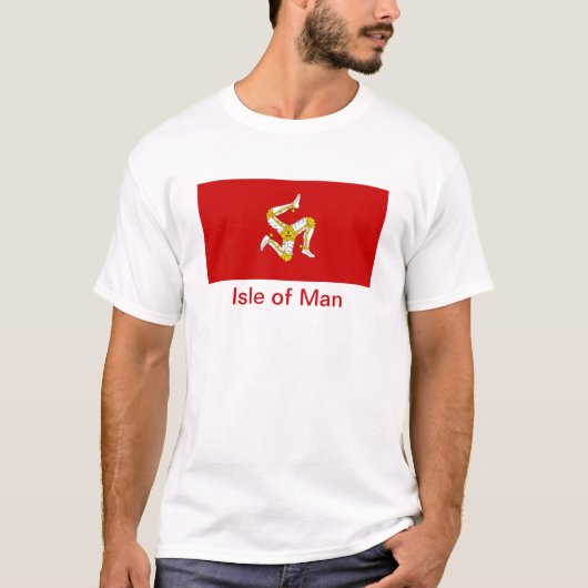 Flagge Isle of Mans T-Shirt (Vorderseite)