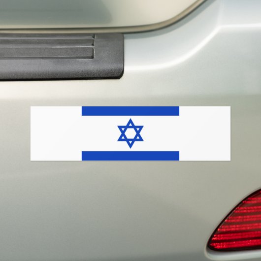 Flagge Israels Autoaufkleber (Auf Auto)