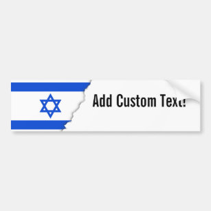 Flagge Israels Autoaufkleber