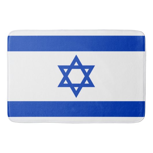 Flagge Israels Badematte (Vorderseite)