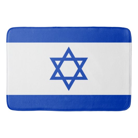 Flagge Israels Badematte (Vorderseite)