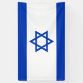 Flagge Israels Banner (Vertikal)