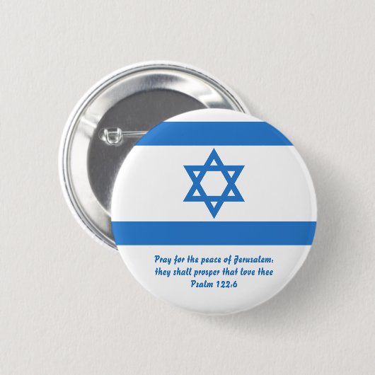 Flagge Israels, Button (Vorne & Hinten)