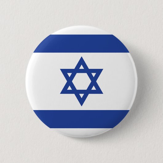 Flagge Israels Button (Vorderseite)