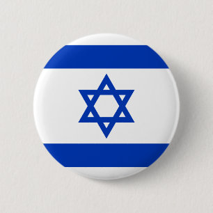Flagge Israels Button