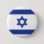 Flagge Israels Button (Vorderseite)