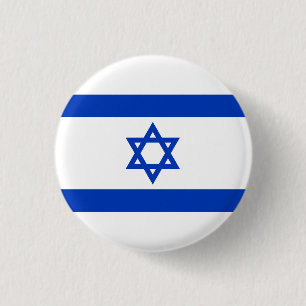 Flagge Israels Button