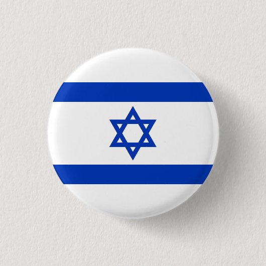 Flagge Israels Button (Vorderseite)