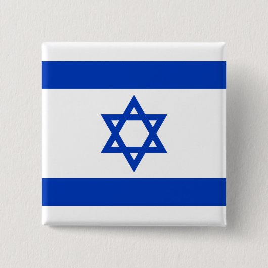 Flagge Israels Button (Vorderseite)