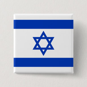 Flagge Israels Button