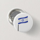 Flagge Israels Button (Vorne & Hinten)