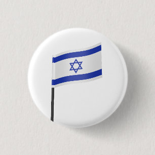 Flagge Israels Button