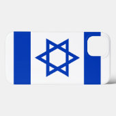 Flagge Israels Case-Mate iPhone Hülle (Rückseite (Horizontal))