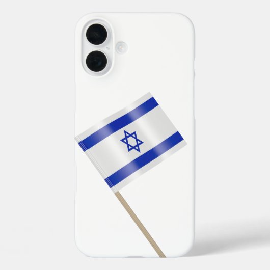 Flagge Israels Case-Mate iPhone Hülle (Rückseite)