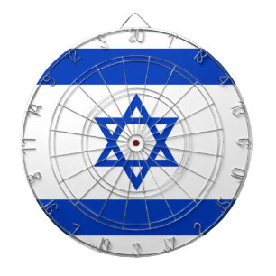 Flagge Israels Dartscheibe