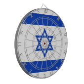 Flagge Israels Dartscheibe (Vorderseite Links)