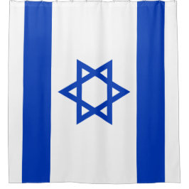 Flagge Israels Duschvorhang
