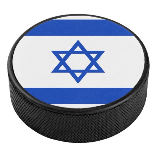 Flagge Israels Eishockey Puck (3/4)