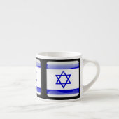Flagge Israels Espressotasse (Rechts)