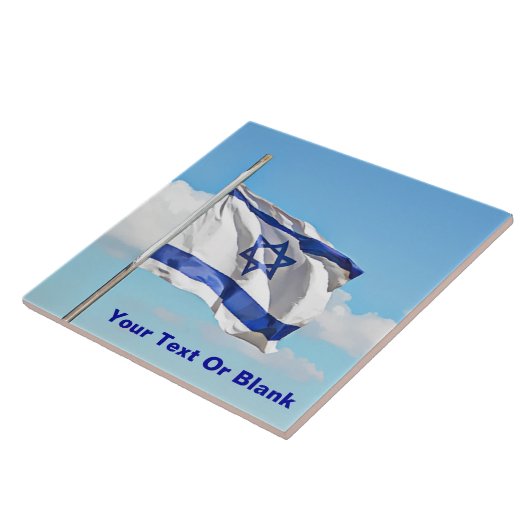 Flagge Israels Fliese (Seite)