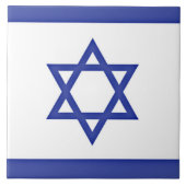 Flagge Israels  Fliese (Vorderseite)