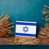 Flagge Israels Fotoplatte (Seite)