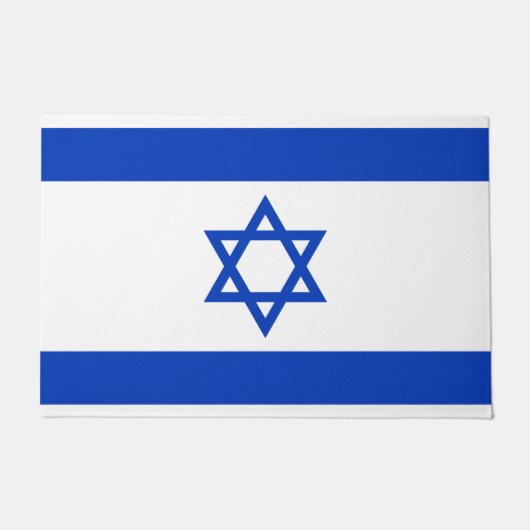 Flagge Israels Fußmatte (Vorderseite)